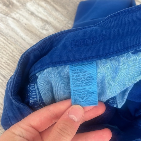 American Eagle Stretch Blue Jegging Size 4 - Picture 6 of 6